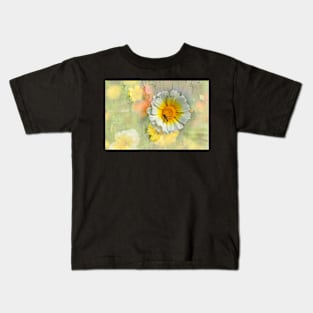 Hoverfly on white flower Kids T-Shirt